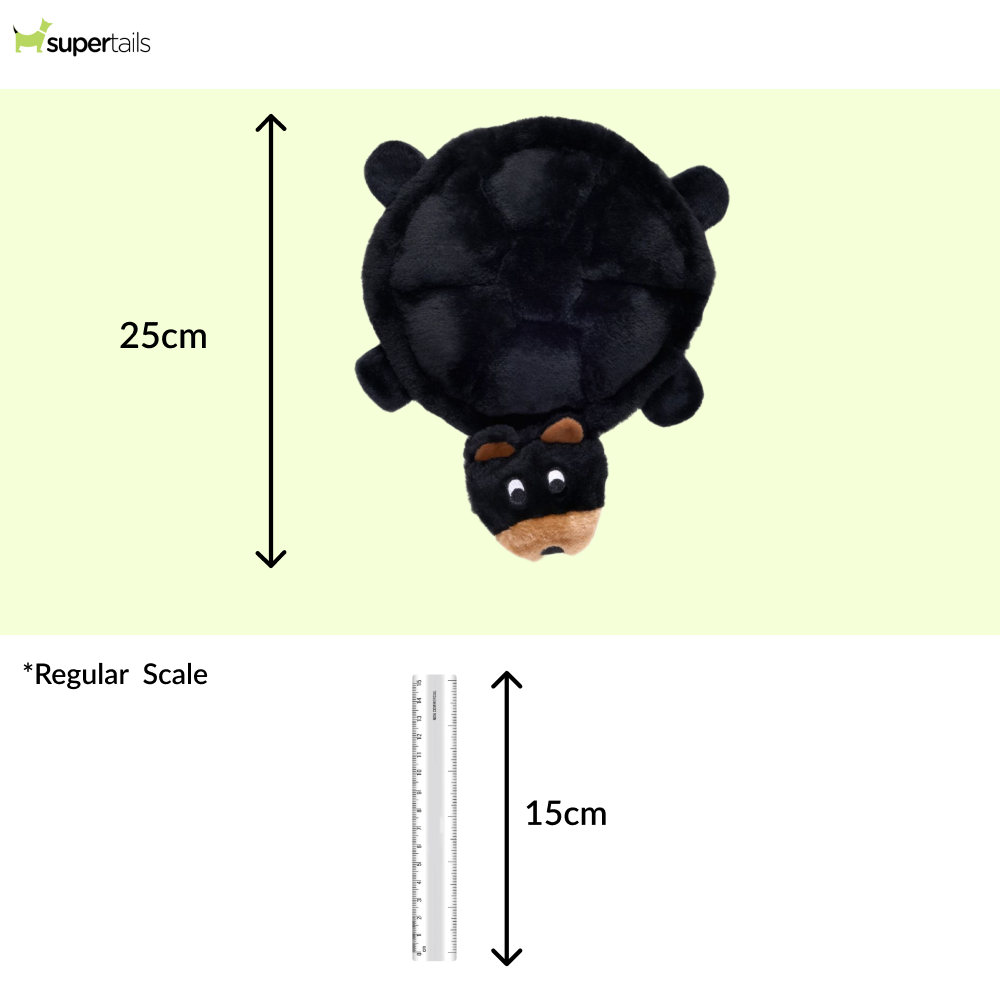 Zippy Paws Squeakie Crawler Bubba the Bear Plush Toy for Dogs
