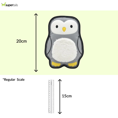 Pawpourri Penguin Flattie Toy for Dogs