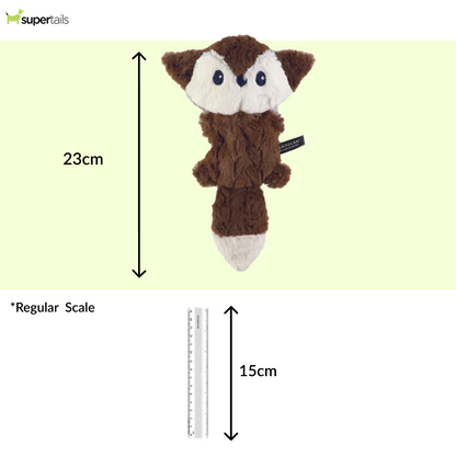 Pawpourri Fox Flattie Toy for Dogs