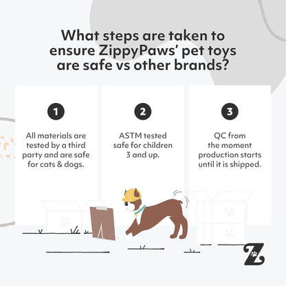 Zippy Paws ZippyTuff+ Tree Branch Plush Toy for Dogs