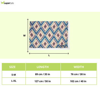 Pets Way Crystal Ultra Soft Winter Blanket for Dogs