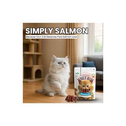 Basil Tender Bites Simply Salmon Cat Treats