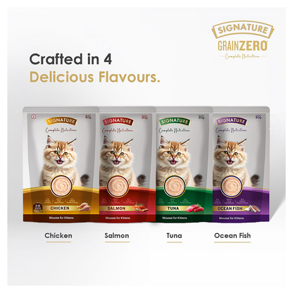 Signature Grain Zero Tuna Mousse Kitten Cat Wet Food