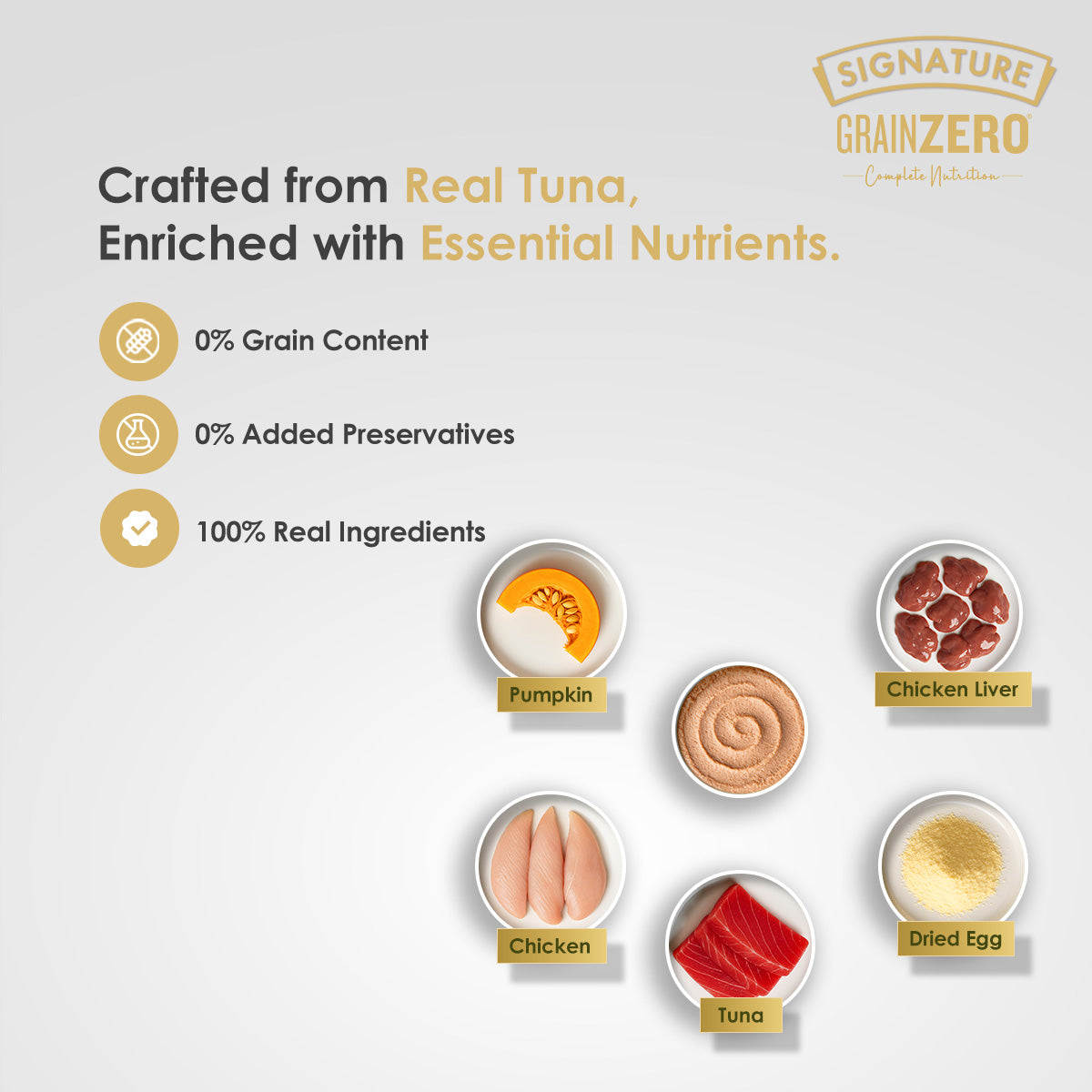 Signature Grain Zero Tuna Mousse Adult Cat Wet Food