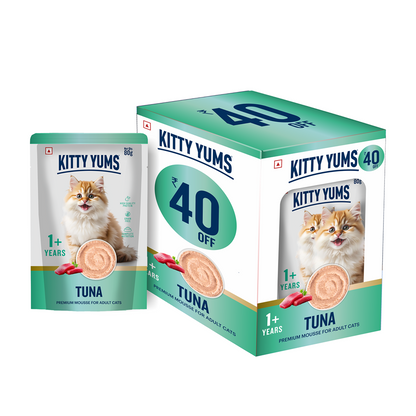 Kitty Yum Tuna Mousse Adult Cat Wet Food