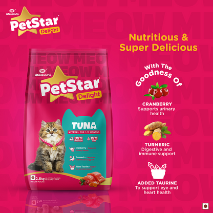 Mankind PetStar Tuna Kitten Cat Dry Food