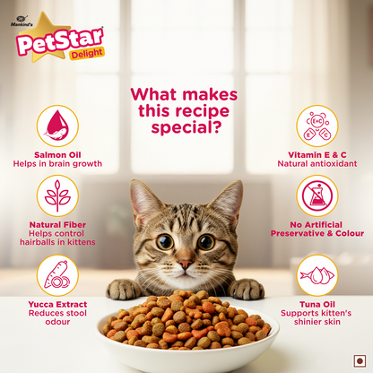 Mankind PetStar Tuna Kitten Cat Dry Food
