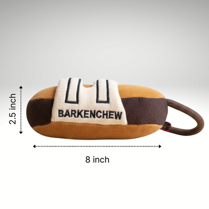 Pawgypets Barkenchew Slipper Plush with Rope Toy for Dogs