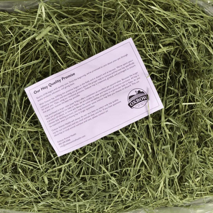 Oxbow Western Timothy Hay and Vitapol Economic Food for Rabbits and Guinea Pigs Combo
