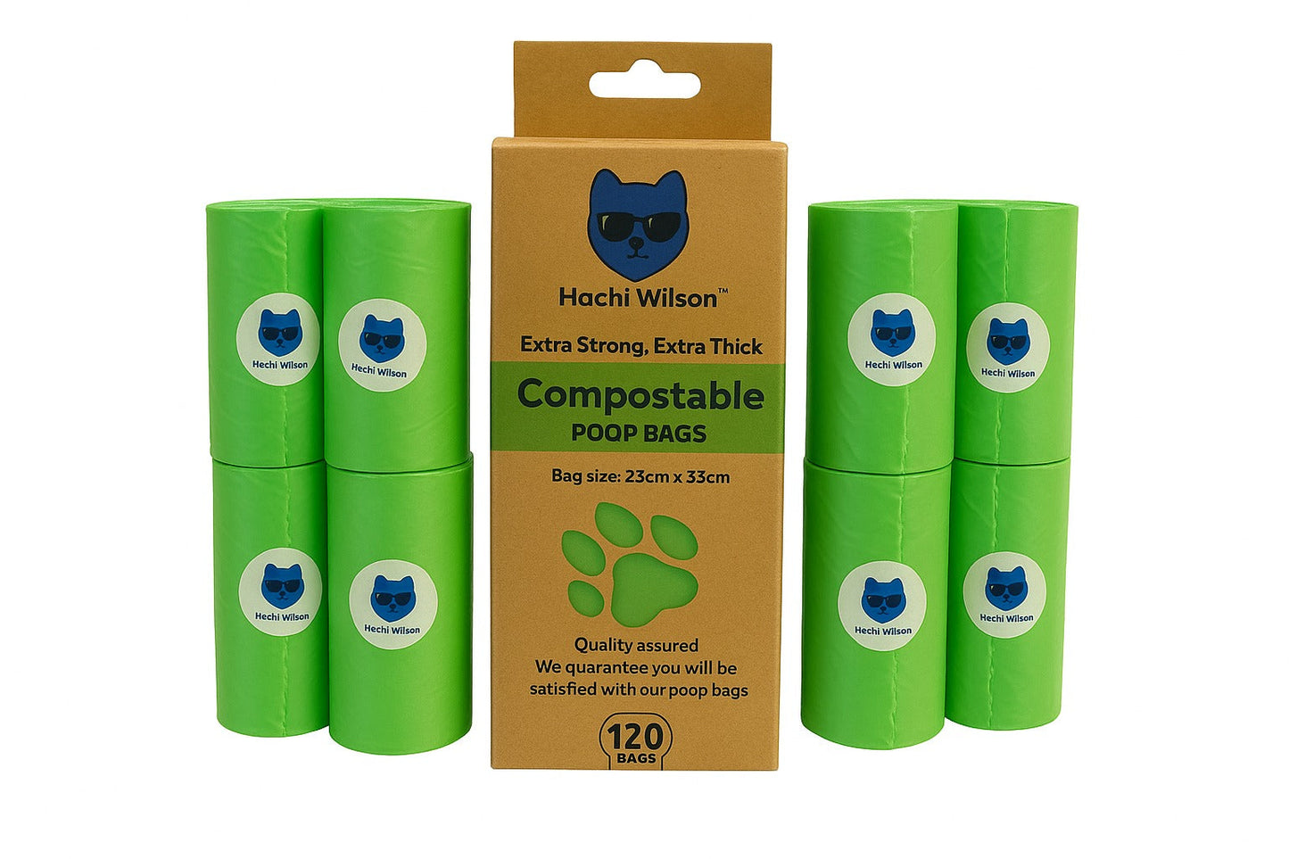 Hachi Wilson Dog Poop Bag Rolls for Dogs