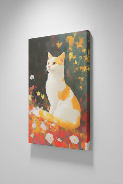 EverythingBoho The Farsighted Cat Wall Art (Yellow)