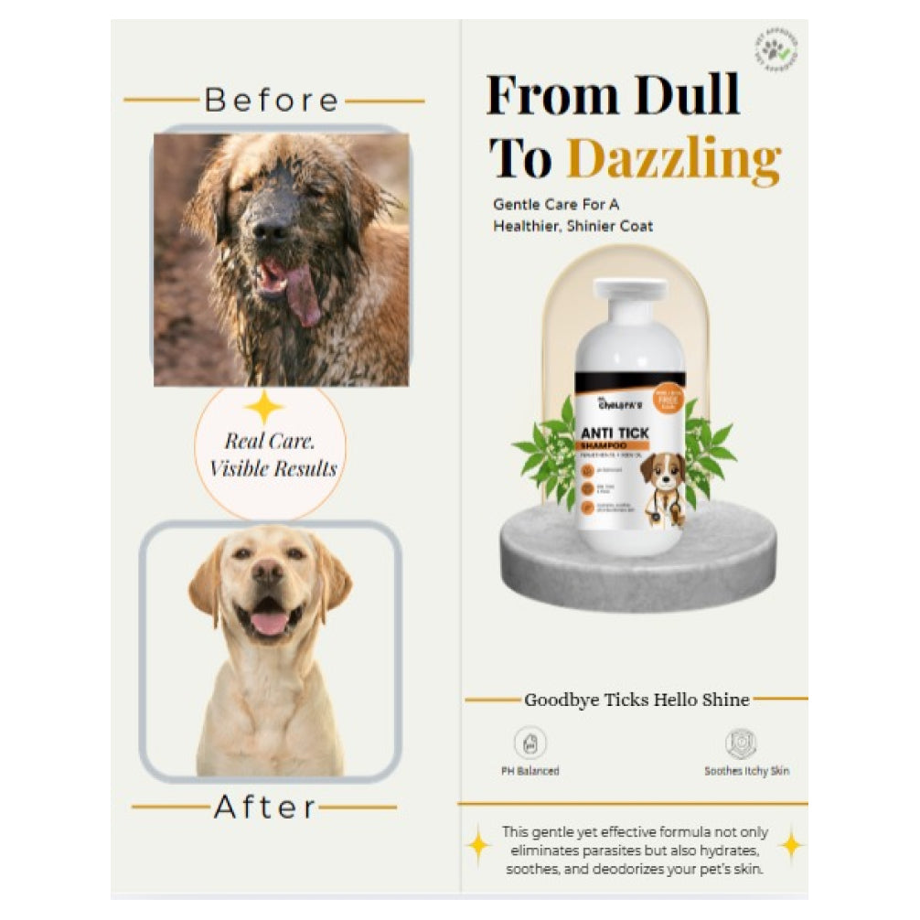 Dr. Chelsea's Neem Oil Anti Tick Shampoo for Cats & Dogs