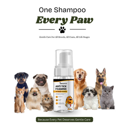 Dr. Chelsea's Anti Tick Foaming Waterless Shampoo for Cats & Dogs
