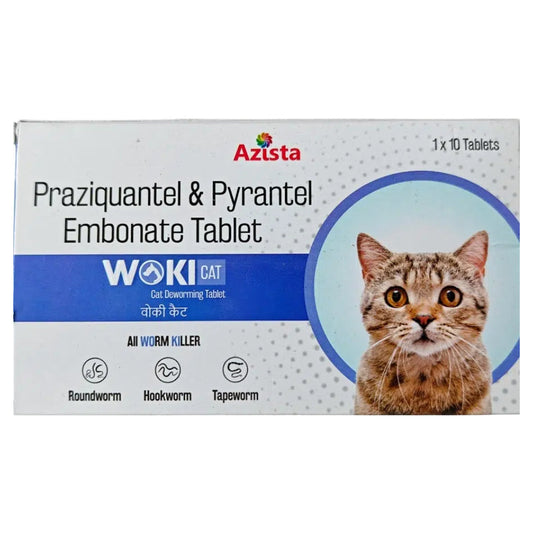 Azista Wokicat Tablet Dewormer for Cats