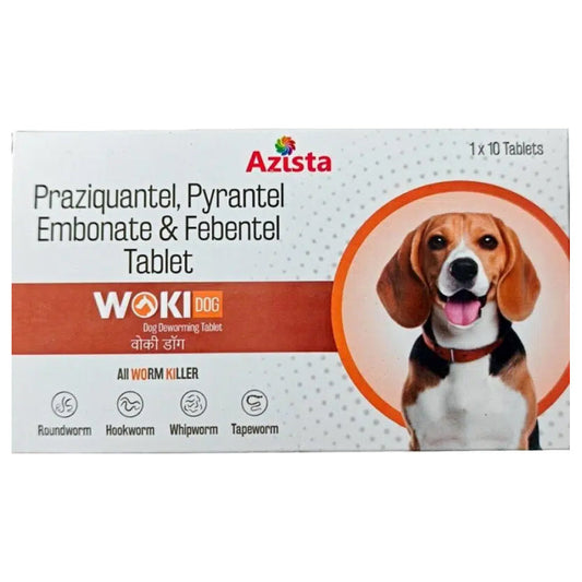 Azista Wokidog Tablets Dewormer for Dogs