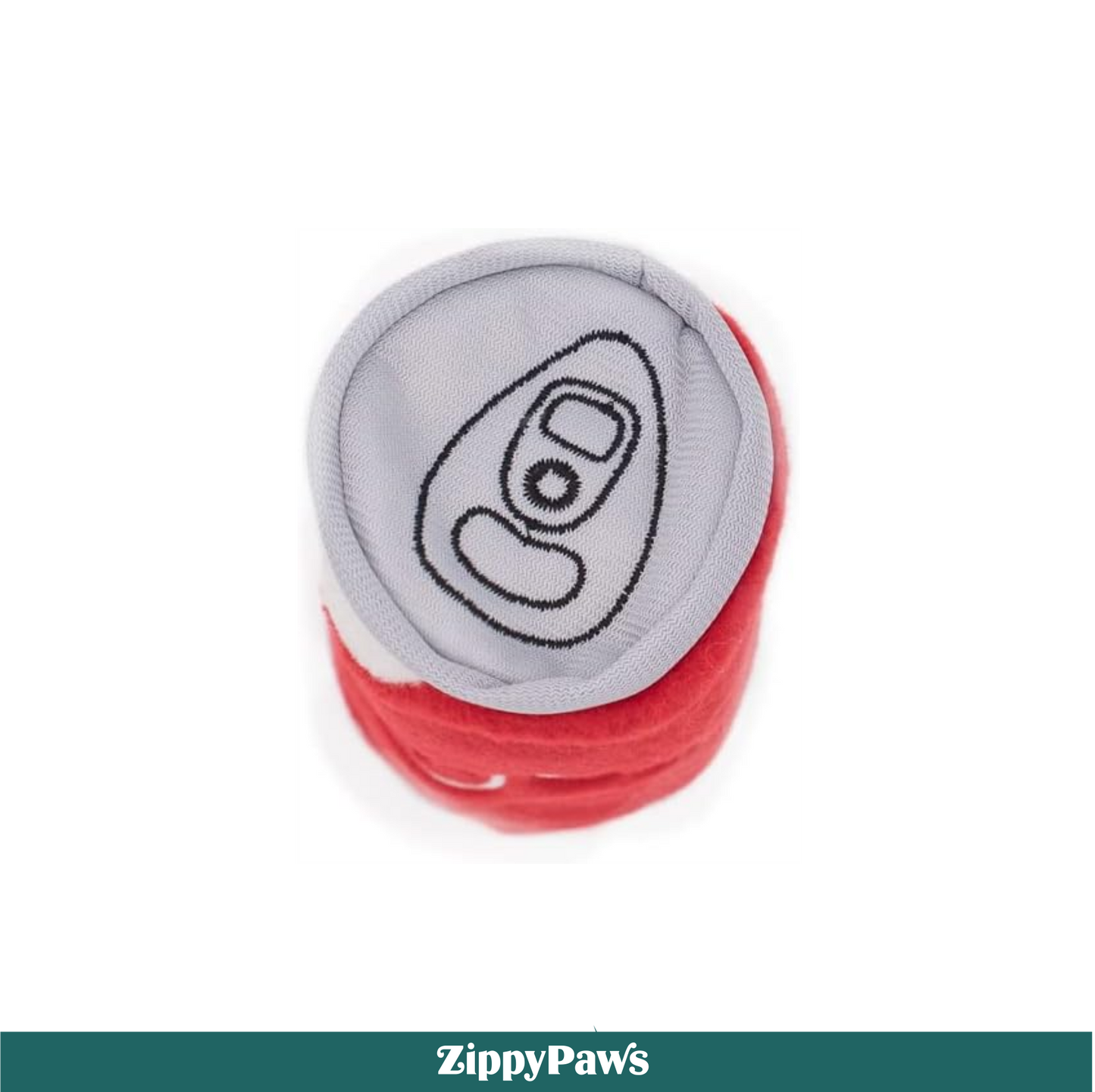 Zippy Paws Squeakie Can Zippy Cola Plush Toy for Dogs