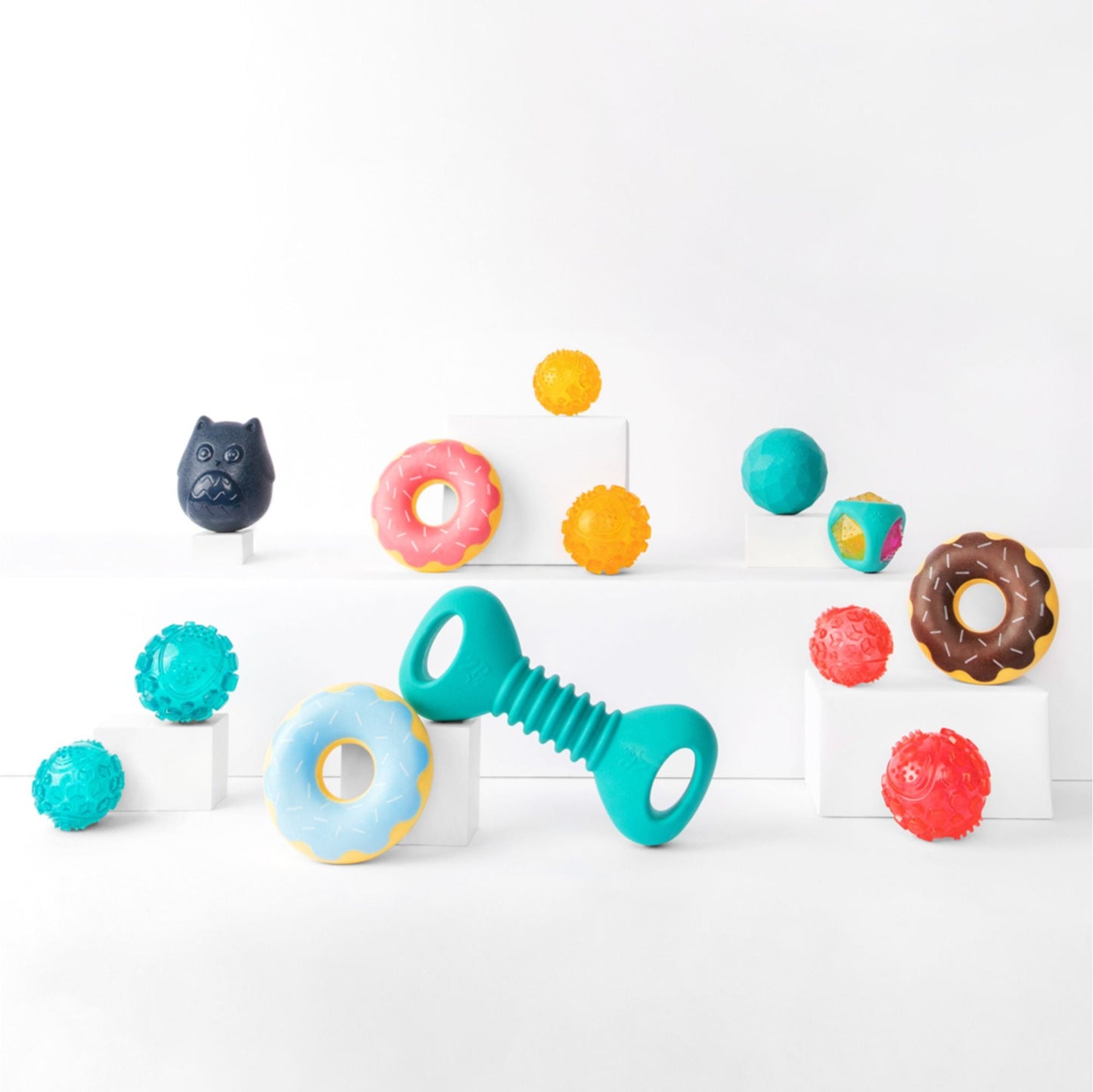 Zippy Paws Zippy Chocolate Tuff Donutz Plush Toy for Dogs