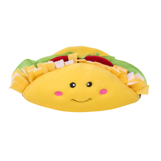 Zippy Paws NomNomz Taco Plush Toy for Dogs
