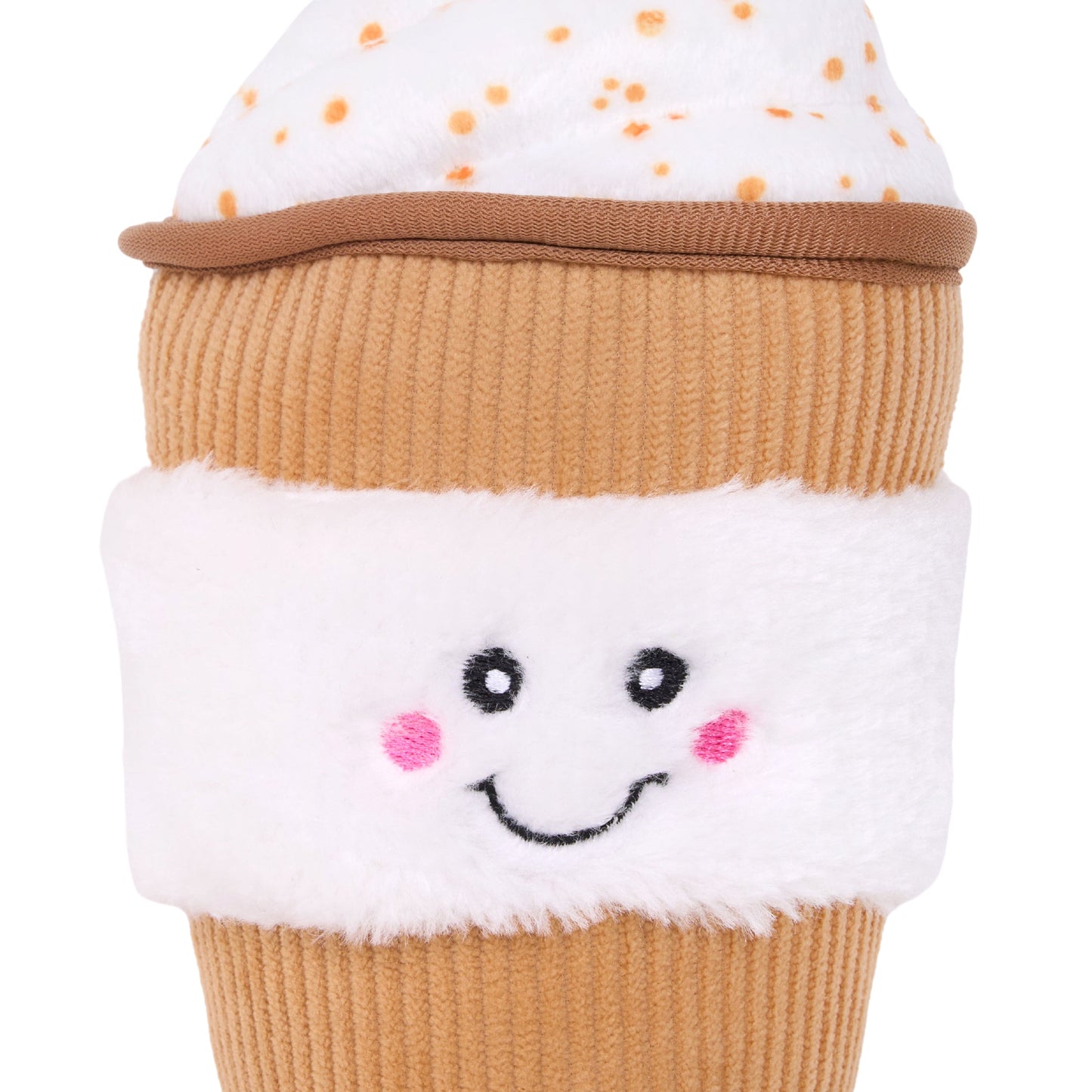 Zippy Paws NomNomz Puppaccino Plush Toy for Dogs