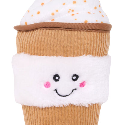 Zippy Paws NomNomz Puppaccino Plush Toy for Dogs