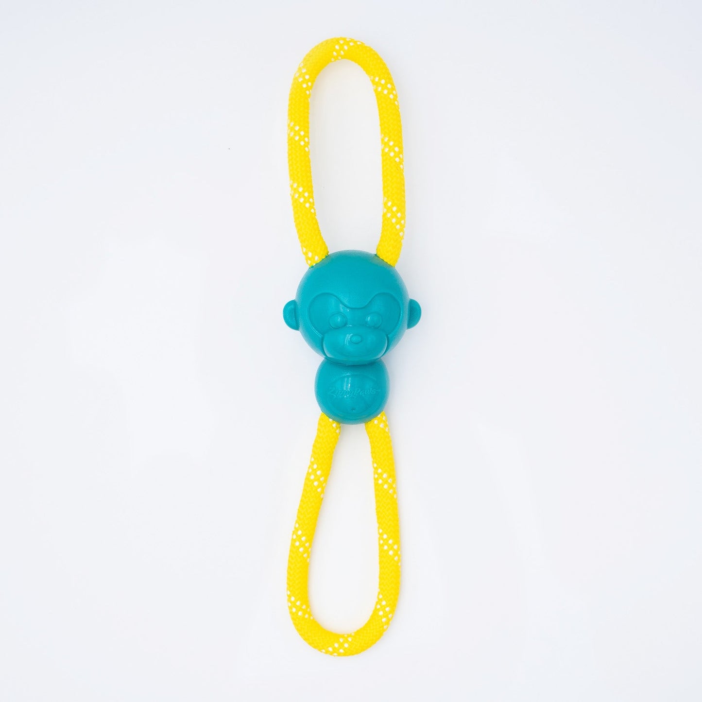 Zippy Paws ZippyTuff Monkey RopeTugz Plush Toy for Dogs (Teal)
