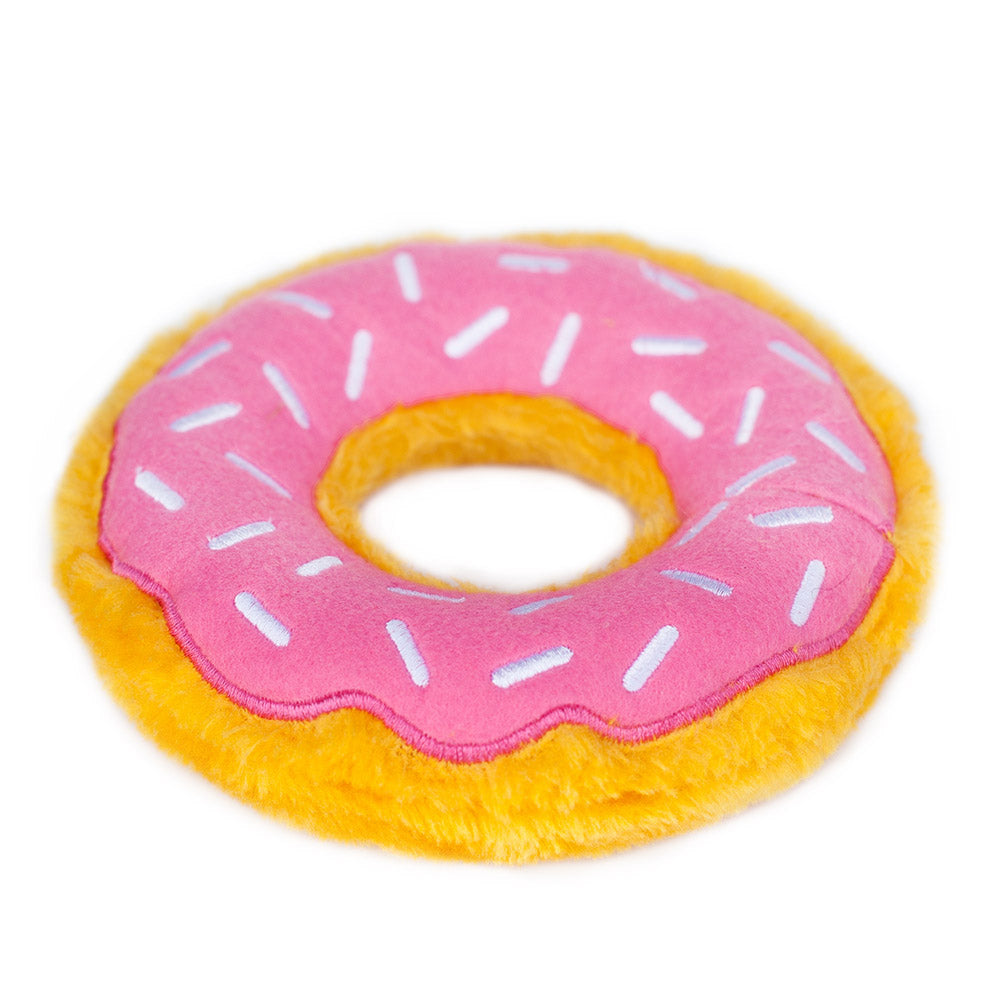 Zippy Paws Strawberry Donutz Plush Toy for Dogs