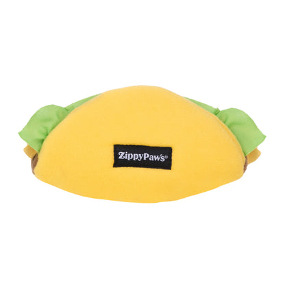 Zippy Paws NomNomz Taco Plush Toy for Dogs
