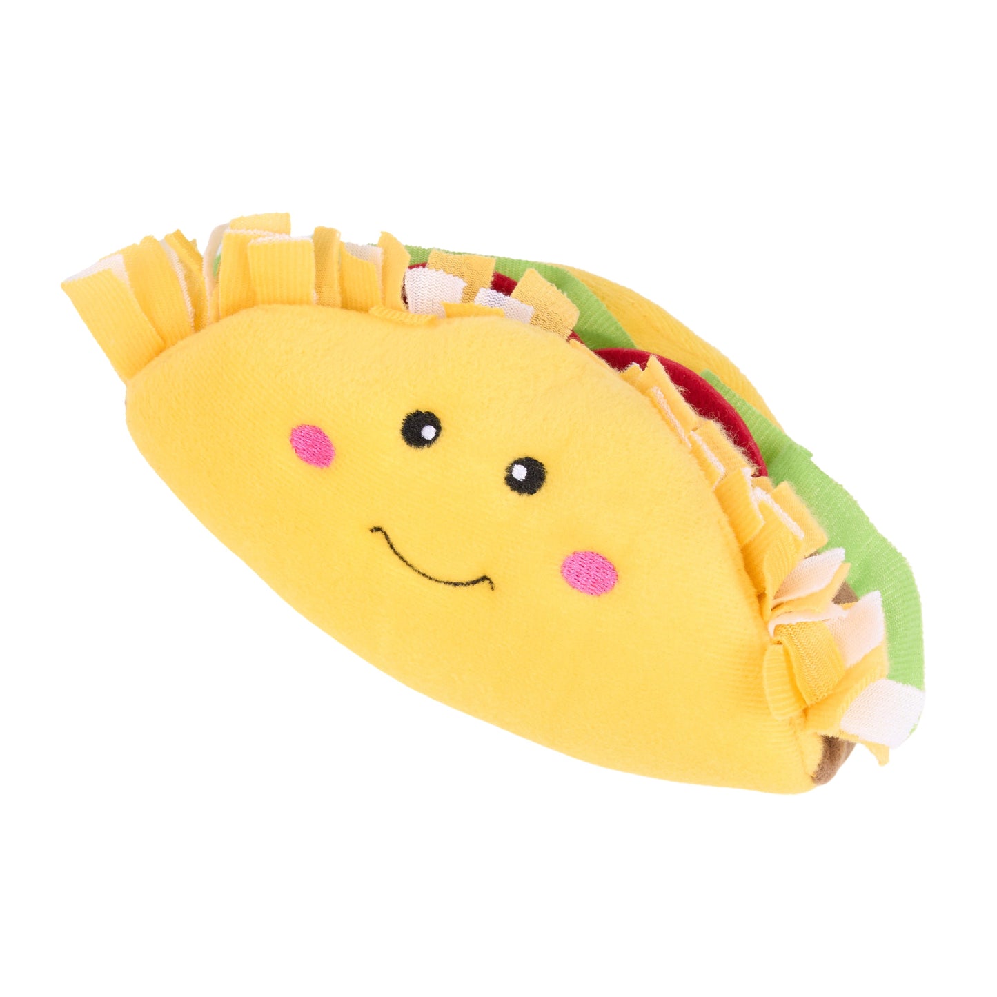 Zippy Paws NomNomz Taco Plush Toy for Dogs