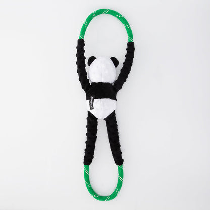Zippy Paws RopeTugz Panda Plush Toy for Dogs