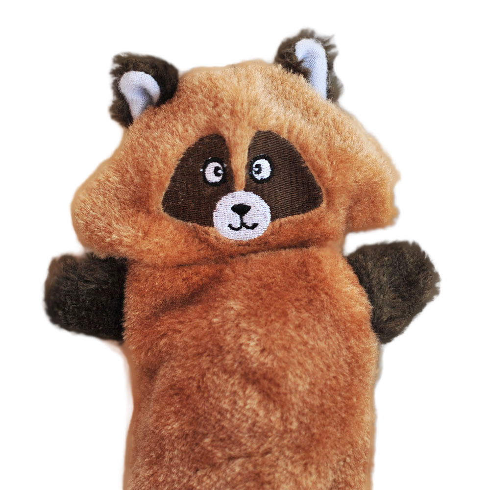 Zippy Paws Zingy Raccoon Plush Toy for Dogs