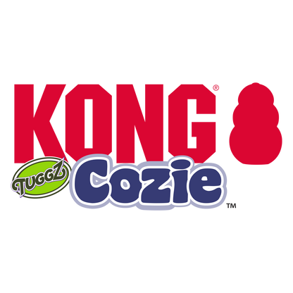 Kong Cozie Tuggz Cheetah Toy for Dogs (Yellow)