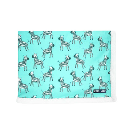 Pets Way Zebra Ultra Soft Winter Blanket for Dogs