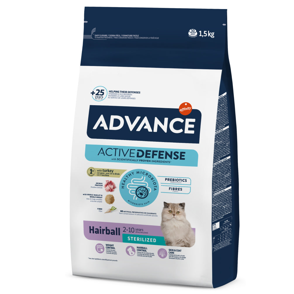 Affinity Advance Active Defense Adult Cat Dry Food Sterilized Hairball