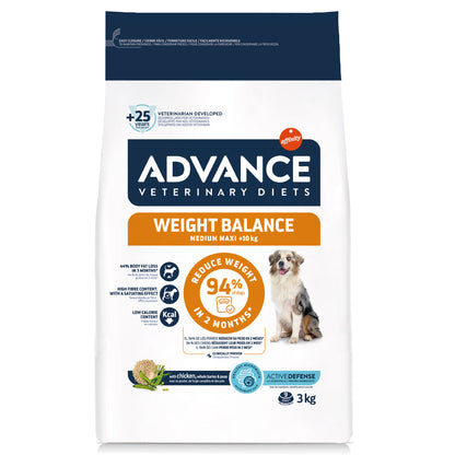 Advance Veterinary Diets Weight Balance Medium Maxi Dog Dry Food