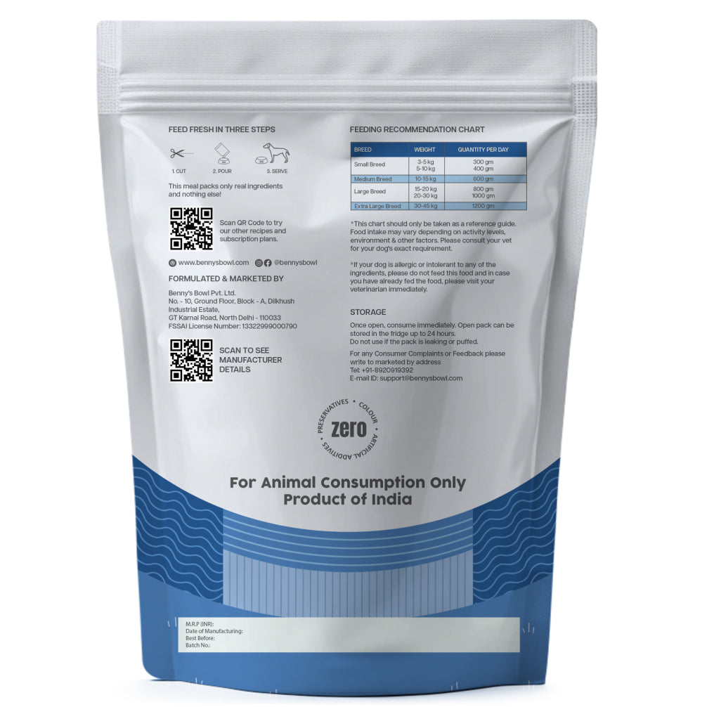 Benny's Bowl Clinical Nutrition for Renal Issues Dog Wet Food