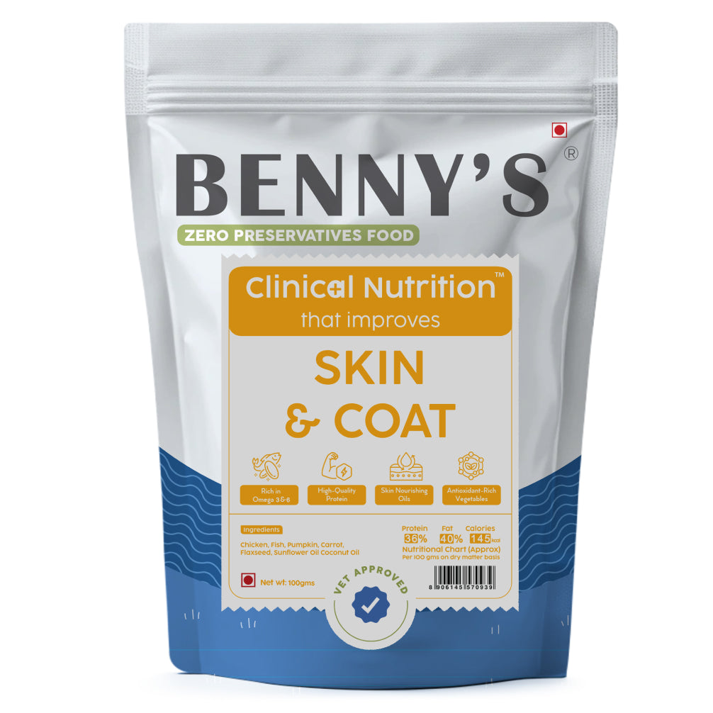 Benny's Bowl Clinical Nutrition for Healthy Skin and Coat Dog Wet Food