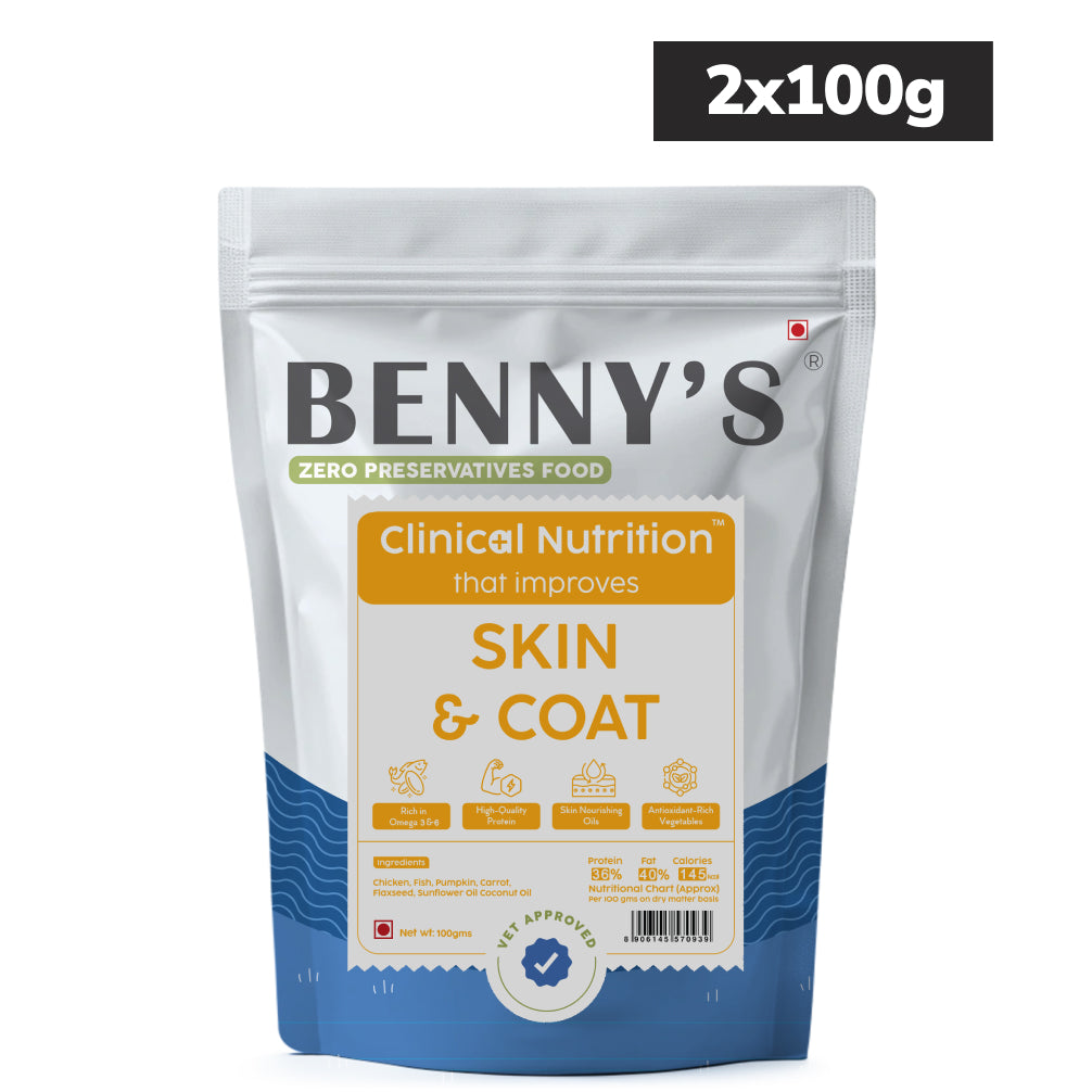Benny's Bowl Clinical Nutrition for Healthy Skin and Coat Dog Wet Food