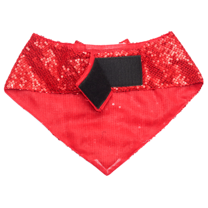Skatrs Red Tuxedo Party Bandana for Dogs and Cats