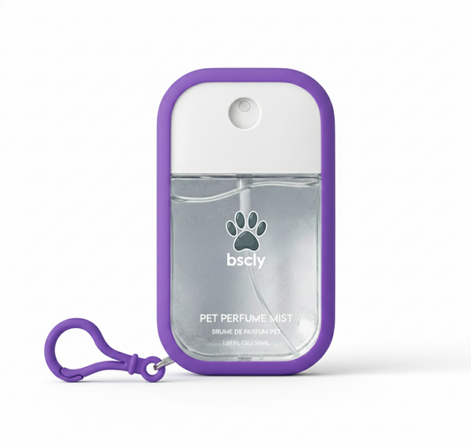 Bscly Fresh Mint Perfume Mist Portable Grooming Spray with Travel Silicone Case and Keychain