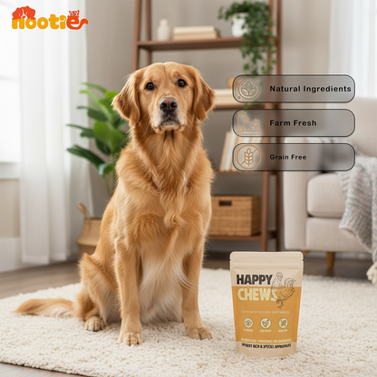 Nootie Happy Chew Dehydrated Mango Flavoured Chicken Jerky Dog Treat