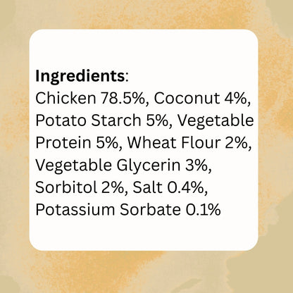 Basil Tender Bites Coconut in Chicken Bone Dog Treats