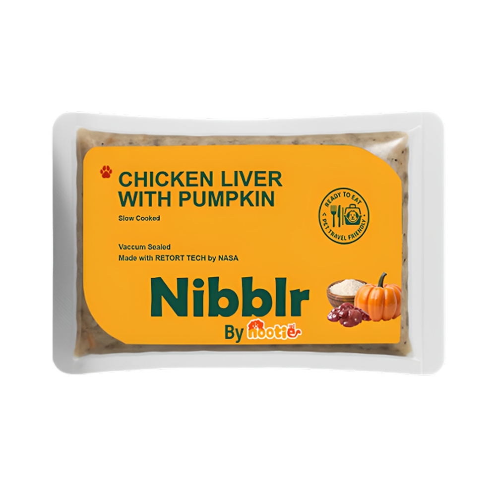 Nibblr By Nootie Wholesome Chicken Liver with Pumpkin Ready to Eat Meal Dog Wet Food