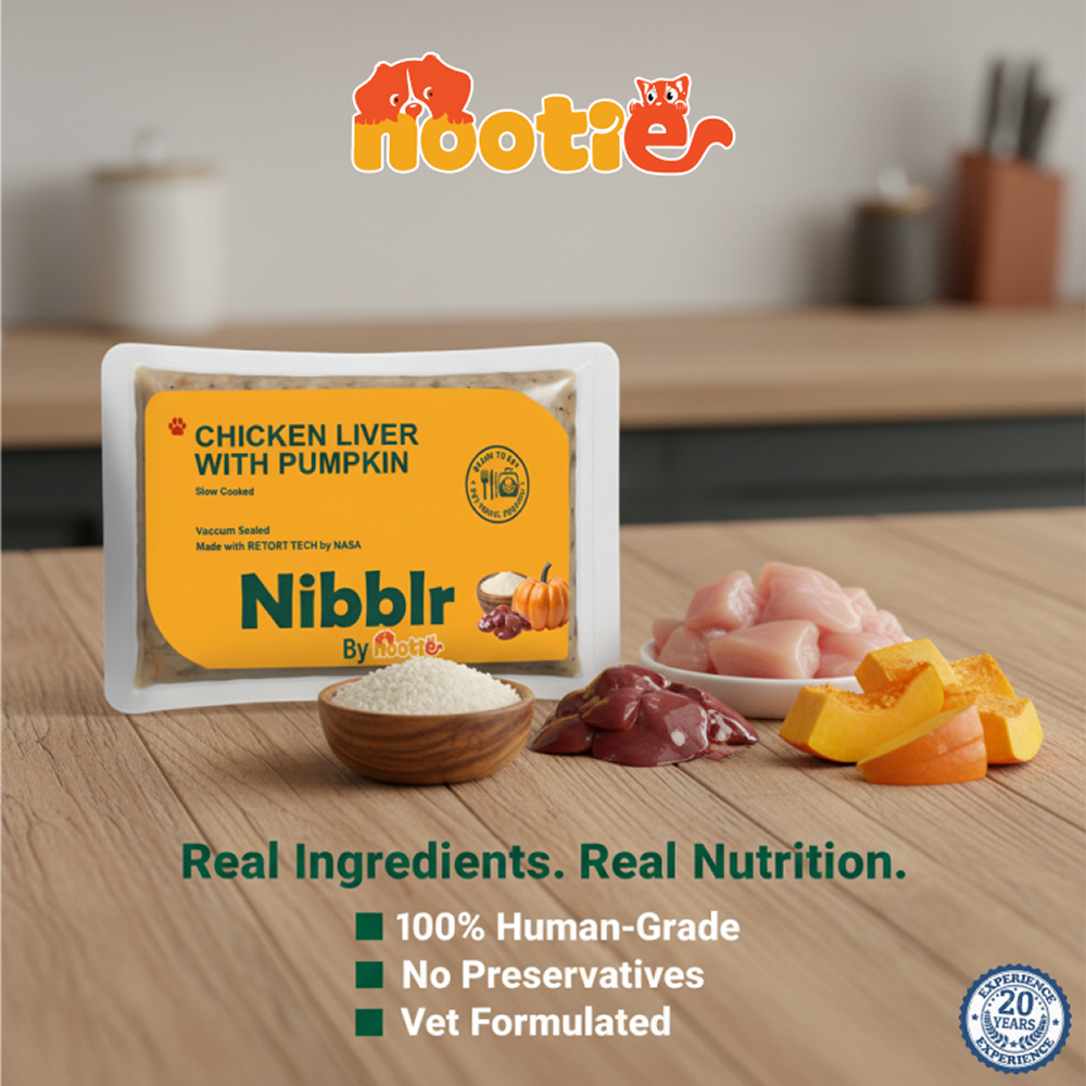 Nibblr By Nootie Wholesome Chicken Liver with Pumpkin Ready to Eat Meal Dog Wet Food
