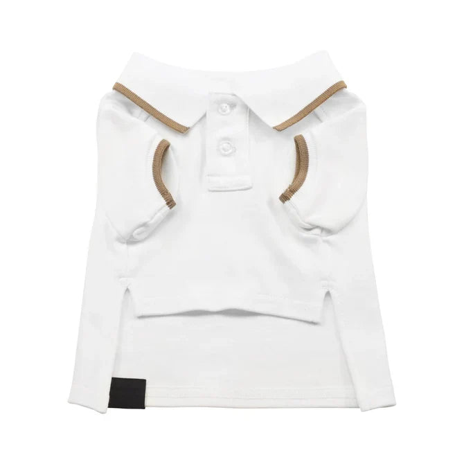 Boss Classic Polo Tshirt for Dogs (Bright White)