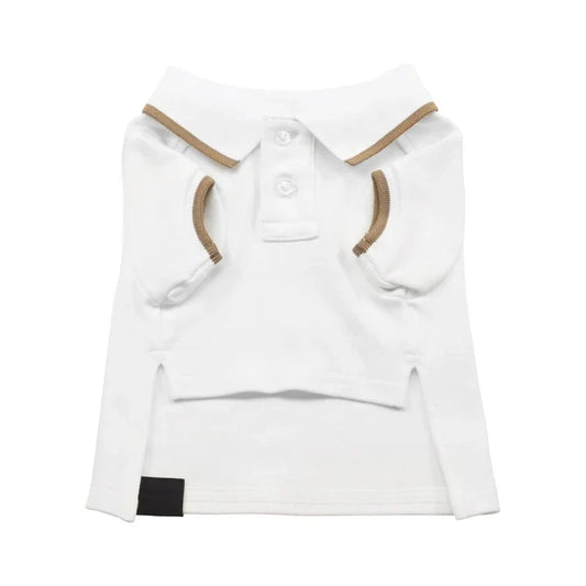 Boss Classic Polo Tshirt for Dogs (Bright White)