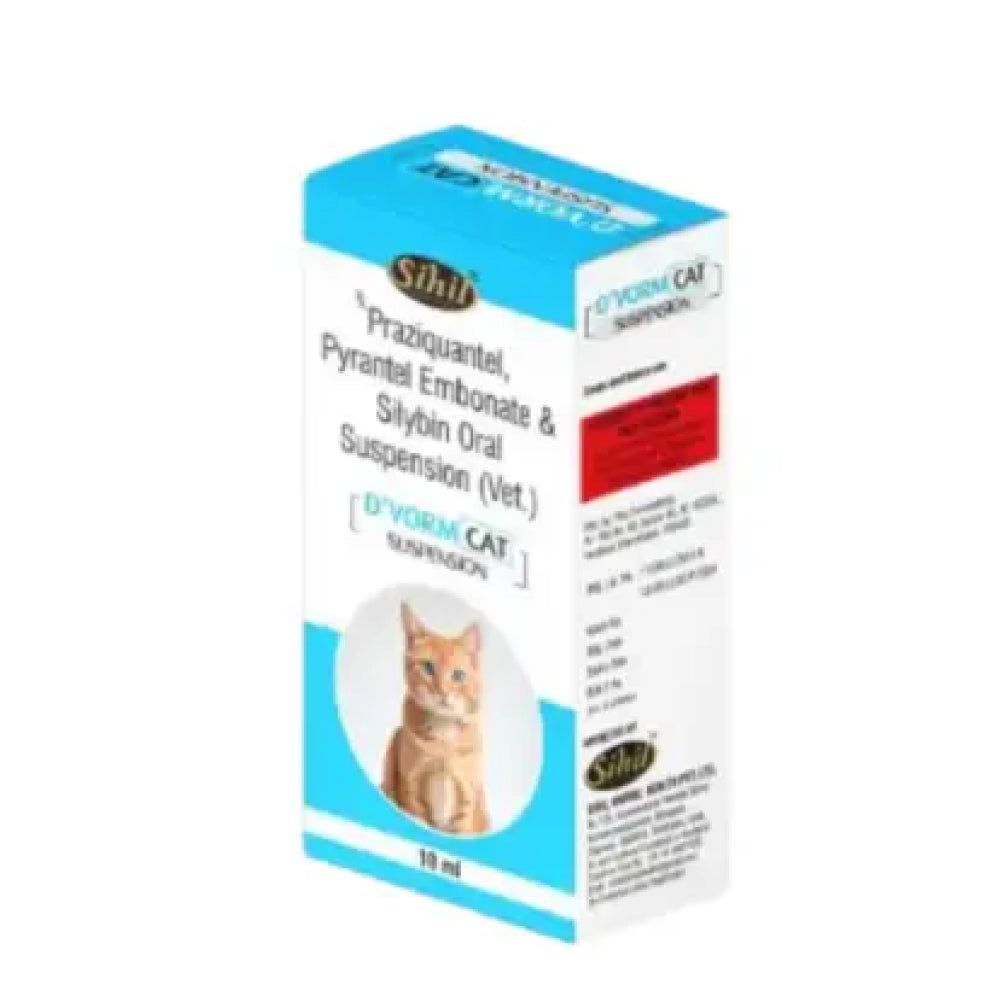 Sihil D Vorm Cat Dewormer Suspension for Cats