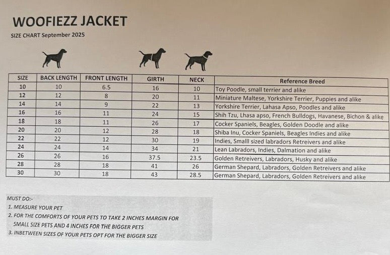 Woofiezz Warm & Comfortable Winter Jackets for Dogs and Cats (Olive Green)