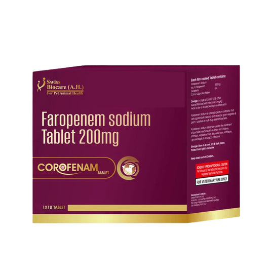 Corise Corofenam 200mg Tablet (Faropenem Sodium) for Dogs and Cats