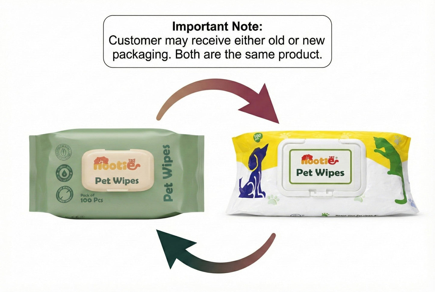Nootie Wet Wipes for Dogs and Cats