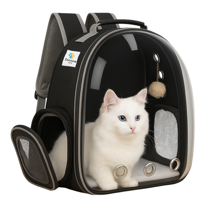 Zoivane Carrier Bag pack for Cats (Black)